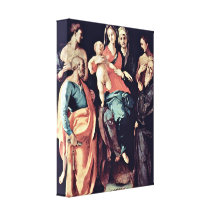 Pontormo - St Benedicto y St Filippus Impresiones En Lona Estiradas