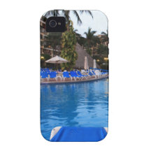 Poolside de Velas Vallarta Vibe iPhone 4 Carcasas