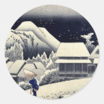 por Ando, Hiroshige Ukiyo-e. Pegatinas