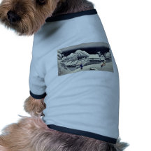 por Ando, Hiroshige Ukiyo-e. Ropa De Perro