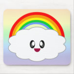 POR CIENTO ADORABLE ESTUPENDO DE LA NUBE DEL ARCO  TAPETE DE RATÓN