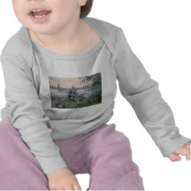 Por el gato del gris del Sena Camisetas
