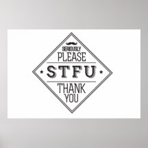 Por favor STFU Posters