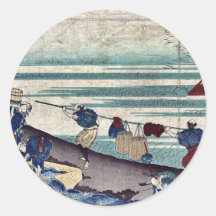 por Katsushika, Hokusai Ukiyo-e. Pegatinas