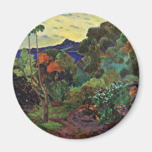 Por Paul Gauguin (la mejor calidad) Imán Para Frigorifico