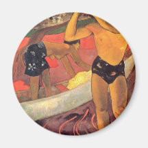 Por Paul Gauguin (la mejor calidad) Imán De Nevera