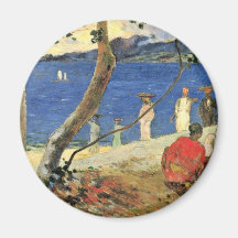 Por Paul Gauguin (la mejor calidad) Imanes