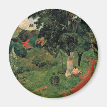 Por Paul Gauguin (la mejor calidad) Imanes