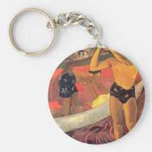 Por Paul Gauguin (la mejor calidad) Llavero