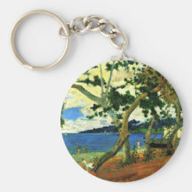 Por Paul Gauguin (la mejor calidad) Llavero