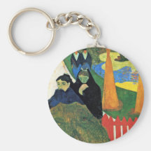 Por Paul Gauguin (la mejor calidad) Llavero