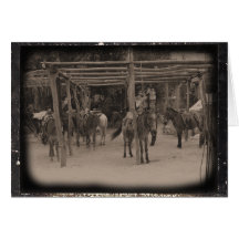 Porción del caballo tarjeton