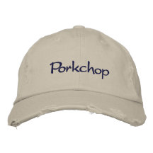 Porkchop Gorra De Béisbol Bordada