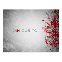 porqué no paz - postal española