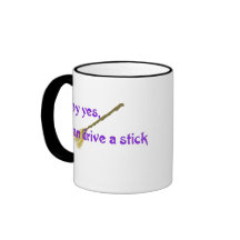 Porqué sí, puedo conducir un palillo taza