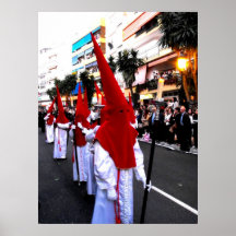Portadores de la vela, desfile de Domingo de Ramos Impresiones