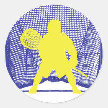 Portero amarillo Goal.ai azul Etiqueta