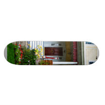 Pórtico con el jardín del jardín patines personalizados
