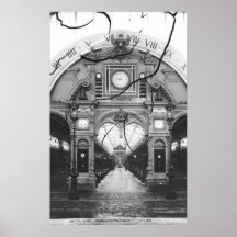 Pórtico del pabellón de la horometría poster