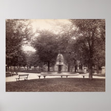 Portland, Maine Lincoln Park circa 1890 Impresiones