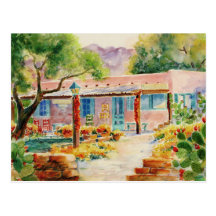 Postal 1903 de la sociedad histórica de Tubac
