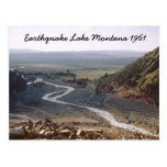Postal 1961 de Montana de la diapositiva del lago 