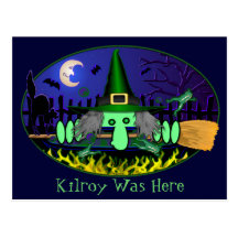 Postal 2 de Kilroy de la bruja
