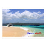 Postal 4 de la República Dominicana de la arena de