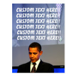 Postal adaptable de Barack Obama