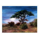 Postal africana de la luna