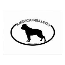 Postal americana del negro de la silueta del dogo