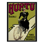 Postal: Anuncio de la bicicleta del vintage para l