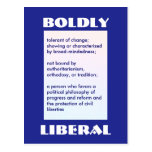 Postal AUDAZMENTE LIBERAL