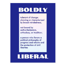 Postal AUDAZMENTE LIBERAL