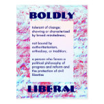 Postal AUDAZMENTE LIBERAL