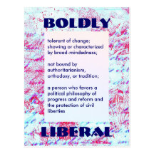 Postal AUDAZMENTE LIBERAL