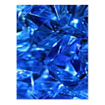 Postal azul del hielo