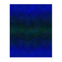 Postal azul del modelo