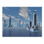 Postal casera de vuelta del Scifi