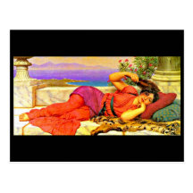 Postal-Clásico/vintage-Juan Guillermo Godward 4