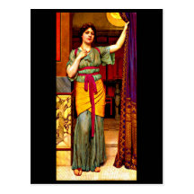 Postal-Clásico/vintage-Juan Guillermo Godward 5