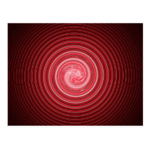 Postal con el modelo circular abstracto