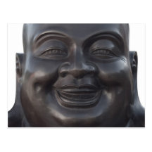 Postal con la cabeza de Buda