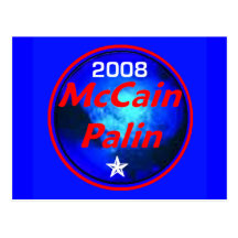 Postal cósmica de McCain Palin