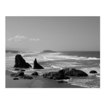 Postal costera de la extensión de Bandon Oregon
