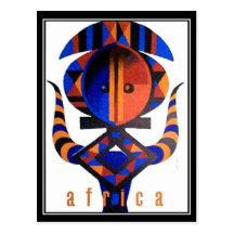 Postal de África