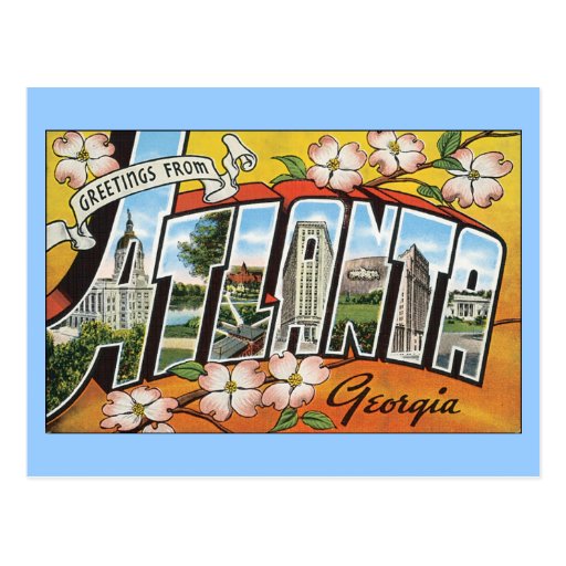 Postal de Atlanta Georgia