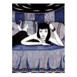 Postal de Betty del dormitorio