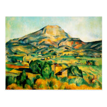 Postal de Cezanne Mont Sainte-Victoire