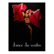 postal de danse du ventre